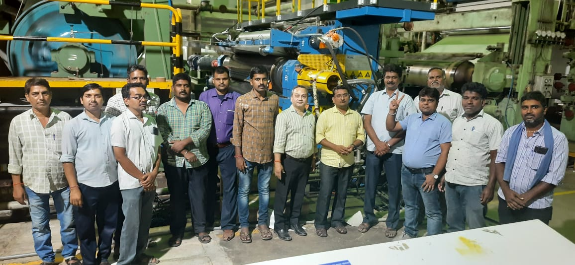 热烈祝贺公司印度GVG纸厂IM体育平台项目顺利完成安装调试工作